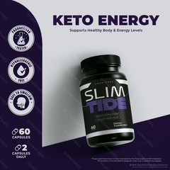 SlimTide Capsules, Slim Tide Weight Loss Support Pills & Energy Supplement 60ct