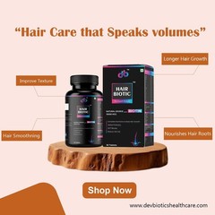 HAIR.BIOTIC HairBiotic 30 Veg Tablets Pack of 5