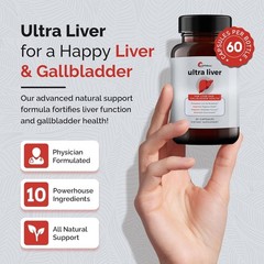 UpWellness Ultra Liver Supplement,Natural Support for Liver&Gallbladder Wellness