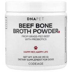 2 X Codeage, DNA Pet, Beef Bone Broth Powder, For Dogs, 3.175 oz (90 g)