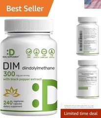 240 Vegetarian DIM Capsules with Black Pepper for Enhanced Absorption, 4