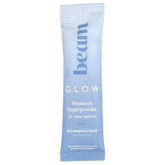 Glow, Blue Raspberry, 15 Stick Packs, 0.23 oz (6.7 g) Each