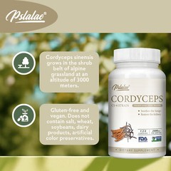 Cordyceps Capsules 2000mg – Immune & Energy Boosting Supplement, Metabolism