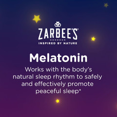 Zarbees Childrens Sleep Gummies with Melatonin Natural Berry 34 Count