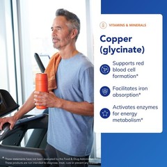 Pure Encapsulations Copper Glycinate 60’s – 2 mg 60 Count (Pack of 1), White
