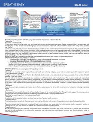 Breathe Easy Respiratory Support 60 Capsules & Cholesterol 660 Heart Supplement