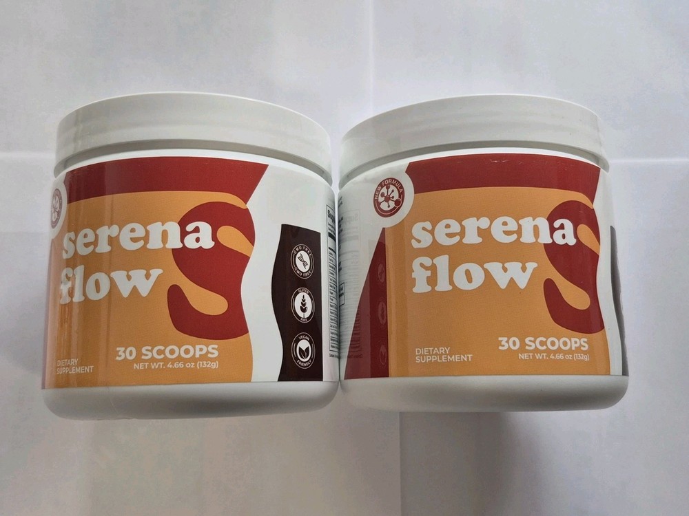 2 pack Serena Flow for Healthy Gut Microbiome Support 4.66 oz 30scoop 60servings