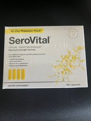 SEALED Serovital Clinically Tested Secretagogue Maximum Strength 180 Capsules