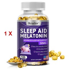 Sleep Aid Fall Asleep Capsules Relif Stress Fast Stay Sleeping Pills 120 CT US