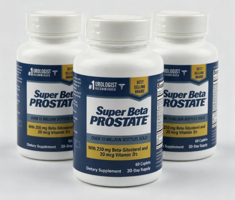 3 Pack Super Beta Prostate Advanced 60 Tablets Caplets Exp 04/2028 USA New