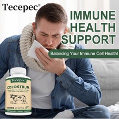 Colostrum Capsules Improve Overall Athletic Performance Boost Immunity 120 Pills
