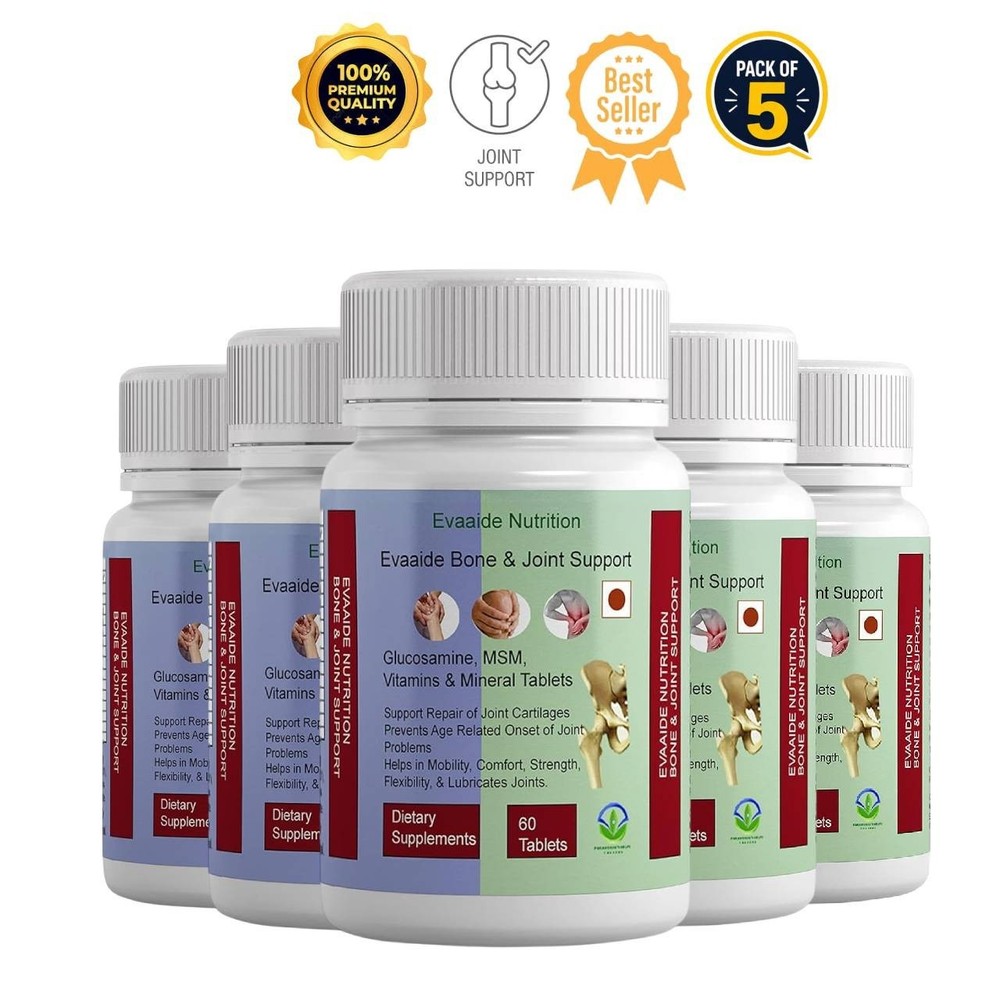 EVA.AIDE Glucosamine Joint Support 300 Tablets Pack 5