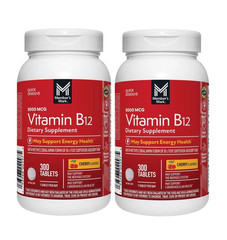 (2- Pack) Vitamin B12 5000 mcg, 300 count — Cherry Flavored, Superior Absorption
