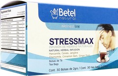 Stressmax Tea by Betel Natural – Anxiety and Stress Relieving – 24 Tea Bags