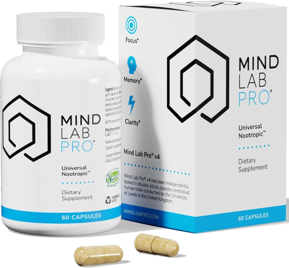 Mind Lab Pro? MLP? v4 Universal Nootropic? Brain Booster Supplement for Focus