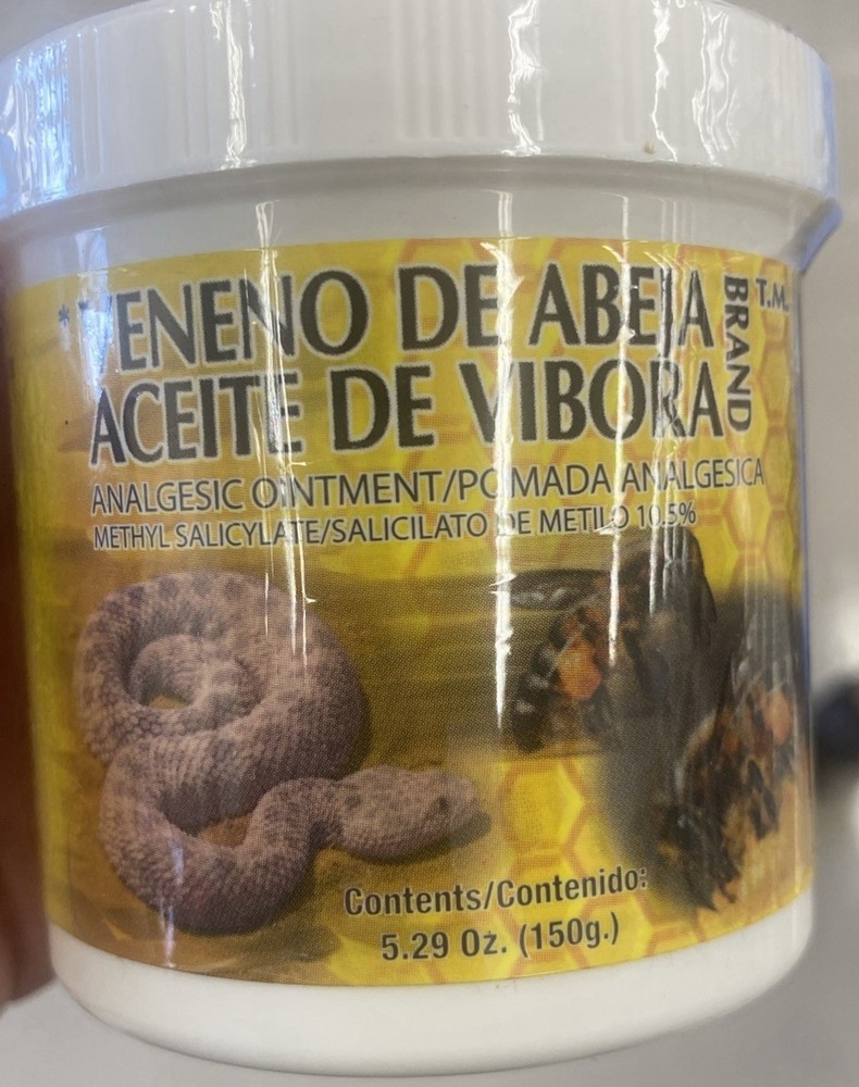 VENENO DE ABEJA ACEITE DE VIBORA Analgesic Ointment BON balm Pomada Analgesico