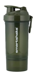 Smartshake Original2Go ONE Shaker Bottle Clear Green 27oz W/ Dry Container NEW