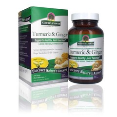 Nature’s Answer Turmeric and Ginger Capsules 90 Count | Joint Support |