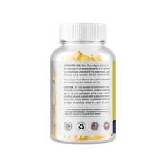 Omega 3 Fish Oil – 3600MG 360 Softgels (180 Serv) – 5x Strength USA Made