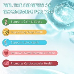 CANLIST Magnesium Glycinate Supplements 450mg for Bone & 90 Count (Pack of 1)