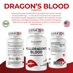 SANGRE DE DRAGO – Cicatrización de Heridas – Antioxidante – Úlceras 60 Cap