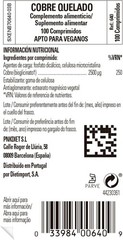 Essential Chelated Copper Supplement – 100 Tablets for Skin & Joint Health