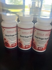 Simple Supplements Blood Sugar Support Dietary Supplement 60 caps 3 bottle lot