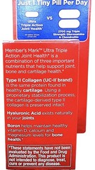 Member’s Mark Ultra Triple Action Joint Health Tablets 125 Count EXP 10/2027