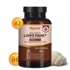 Lions Mane Mushroom 120pcs, Improve Thinking, Concentration and Work Efficiency
