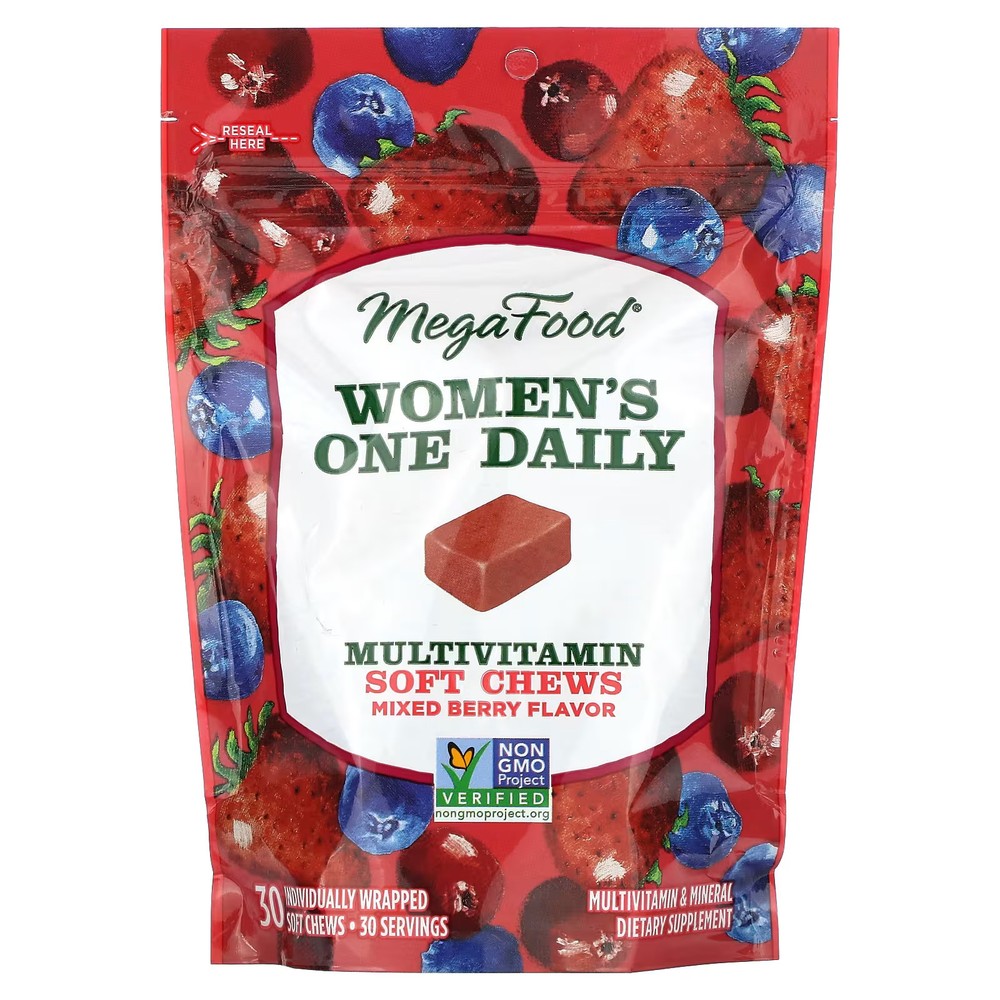 2 X MegaFood, Women’s One Daily Multivitamin, Mixed Berry, 30 Individ-worldwide
