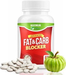 Maximum Slim Fat & Carb Blocker Pure Kidney Bean Extract for Weight Loss and Ap