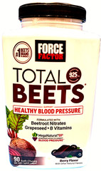 Force Factor Total Beets Chews for Healthy Blood Pressure 90 Soft Chews ED 02/28