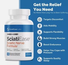 3 package SciatiEase Labs Sciati Ease Sciatic Nerve Formula 120 Cap NEW ! Exp…