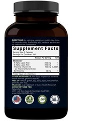 NatureBell Alpha Lipoic Acid Complex, 600mg, 300 300 Count (Pack of 1)