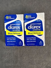 (2) Diurex Max – Maximum Strength Caffeine-Free Diuretic 48 Count 8/26+