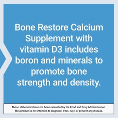 Life Extension Bone Restore Calcium 120 Count (Pack of 1), Off White