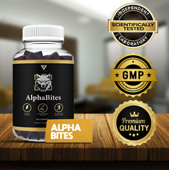 Alpha Bites Male Gummies, Alpha Bites Men’s Performance Gummies (60 Gummies)