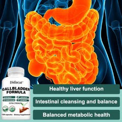 Proprietary blend of digestive enzymes, bowel cleansing, and liver support