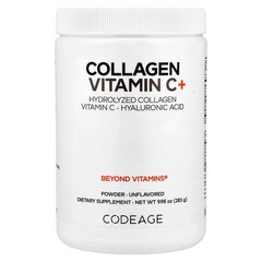 2 X Codeage, Collagen Vitamin C+ Powder, Unflavored, 9.98 oz (283 g)