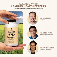 Ancestral Supplements New Grass Fed Beef Liver 180 Capsules