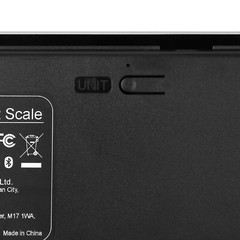 Uten Bluetooth Smart Body Fat Scale 400lb USB Rechargeable Digital BMI App