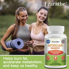 African Mango Capsules 1000 Mg Per Serving Weight Loss Fat Burner 30-120 Pills