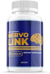 NERVO LINK | Advanced Formula Supplement , 60 Veg Capsules | “exp 07/28”