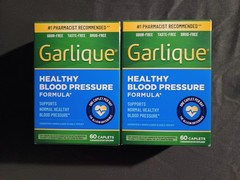 (2) New Boxes Garlique Healthy Blood Pressure Formula
