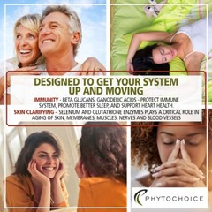 PHYTOCHOICE Advertising Insert CARD for Defense10 Mushroom Complex Supplements