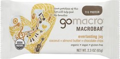 Gomacro Organic Macrobar Coconut Almond Butter And Chocolate Chips 2.3 Oz