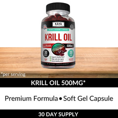(2 Pack) Krill Oil, EPA, DHA, with Astaxanthin, Joint Function