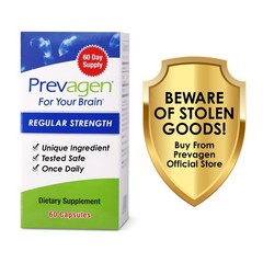 Prevagen Regular Strength 10mg Capsules – 60 Count – 2 Pack (120-Day Supply)