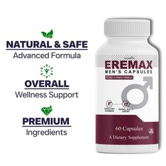 ( 2 Pack ) Eremax Capsules – Men’s Vitality & Performance Support Supplement