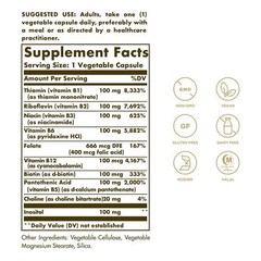 Solgar B-Complex “100” 100 Vegetable Capsules